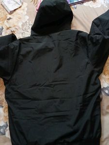 Derby Ten Black Hooded Jacket