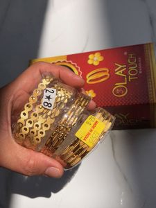 Gold Bangles Set