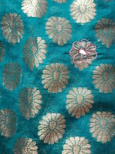Embroidered Saree Fabric