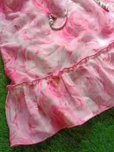 Flower Print Frocks For Girls