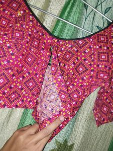 Choli In Red Colour Size XL