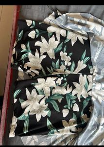 Floral Print SwimSuit with builtin Shorts