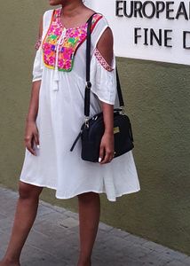 Summery White Dress