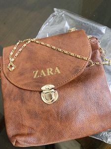 Combo Of Zara Sling Bag And Clutch