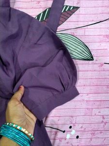 Purple Shirt Dress