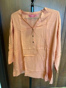 Ivory Button-Down Top - XL