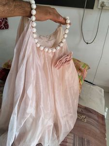 Unique Beaded Handle Bag