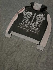 Rock Rebel (EMP) Heavyweight Grunge Zip-Up 💀