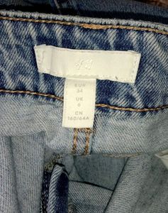 H&amp;M Wide Leg Blue Jeans