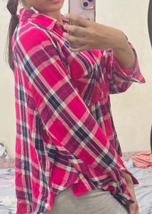 y2k oversized flannel shirt