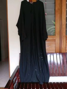 Elegant Black Abaya with Embroidery