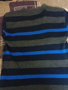 Striped V-Neck Sweater
