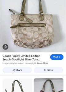 Coach Signature Canvas Satchel