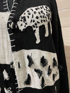 Unique Animal Print Cardigan