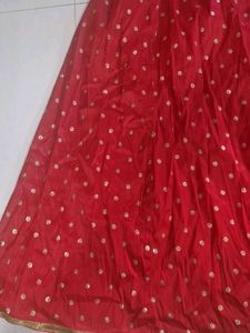 Red Ethnic Skirt