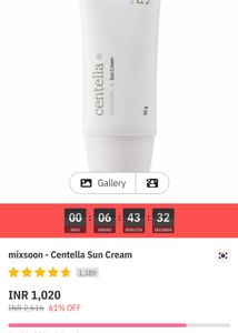 Mixsoon Centella Sunscreen
