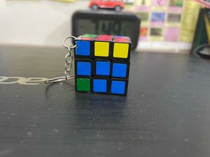 Rubik's Cube Keychain