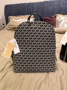 Michael Kors’ Cindy Large MK Logo backpack