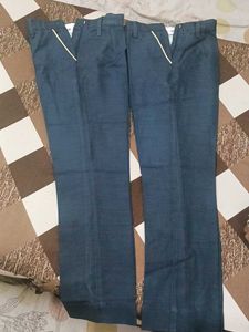 Girls formal Blue pant (2 Pairs)