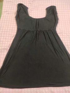 Black Cap Sleeve Dress