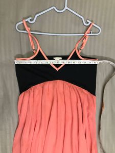 Coral Maxi Dress Fits S/M