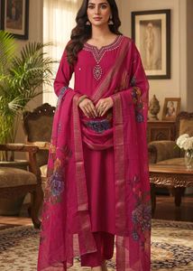 Elegant Pink Kurta Set