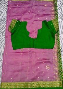 Zardoji Maggam Work Design Saree