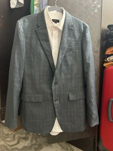 Classic Gray Men's Blazer (Body Fit)