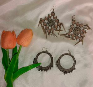 Statement Earrings - Two Unique Pairs