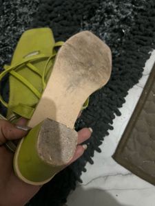 Trendy Green Sandals