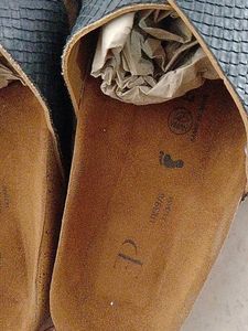 Stylish Blue Criss-Cross Sandals
