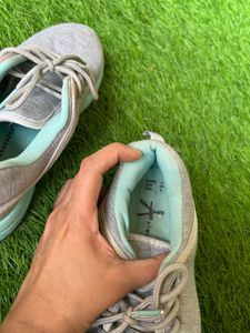 Grey Blue Shoes