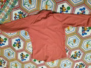 Vintage Style Rust Colour Shirt