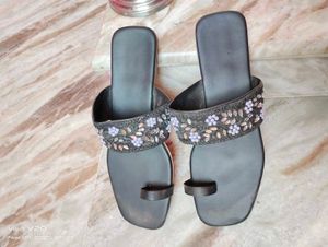 Elegant Beaded Flats