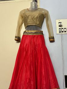Peach Lehenga Choli Set