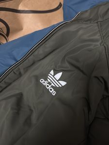 Adidas reversable Olive Green Bomber Jacket