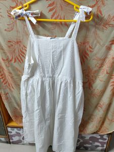 White Embroidered Sundress