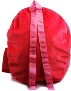 Kids School Bag l Rabbit Bag Bunny Backpack Velvet Kids School Bag (Pink)