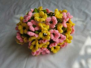 Crochet Flower Blanket 💐 21inches