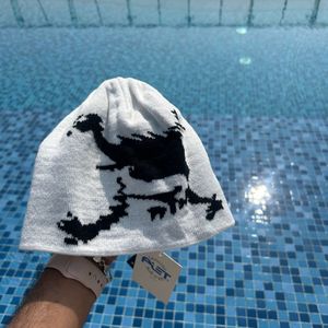 Oakley x Piet Skull Beanie in Bone White