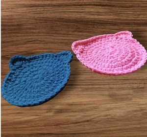 Crochet Bear Coasters - Set of 2