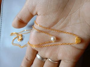 Double Layer Golden Neck Chain