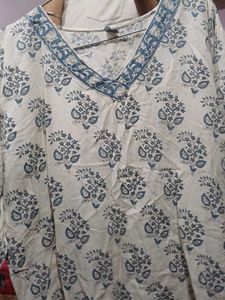 Floral Print Kurta