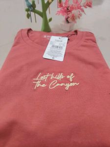 XL Stylish Shein Coral T-shirt