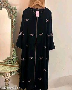 New Dubai Design Embroidery Work Abaya