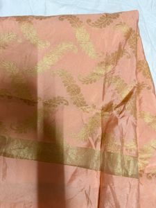 Peach Silk Dupatta | contains free