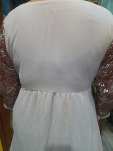 Pink Embroidered frock