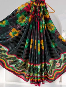 Beautiful Multicolour Gujarat Saree