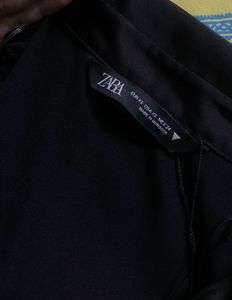 Zara Satin Shirt Dress