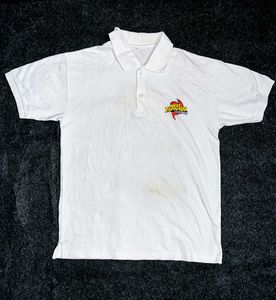 WHITE BACK PRINT T-SHIRT